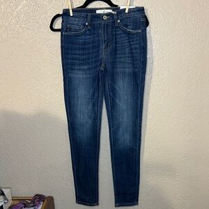 KanCan Women's Skinny Jeans - Dark Blue